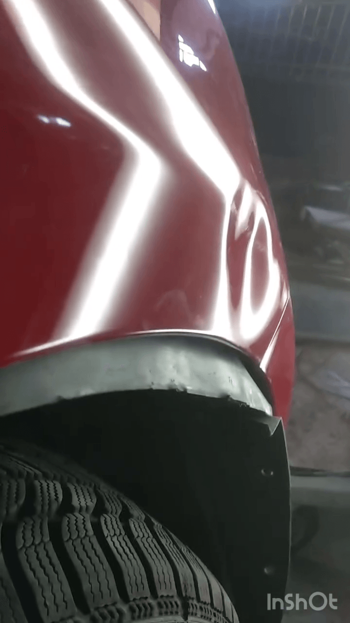 Before mobile dent repair