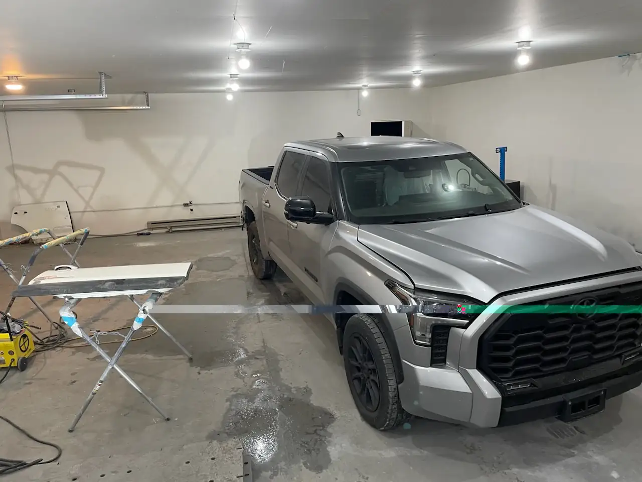 Toyota Tundra in the Picasso Dent Repair shop in Spokane Valley