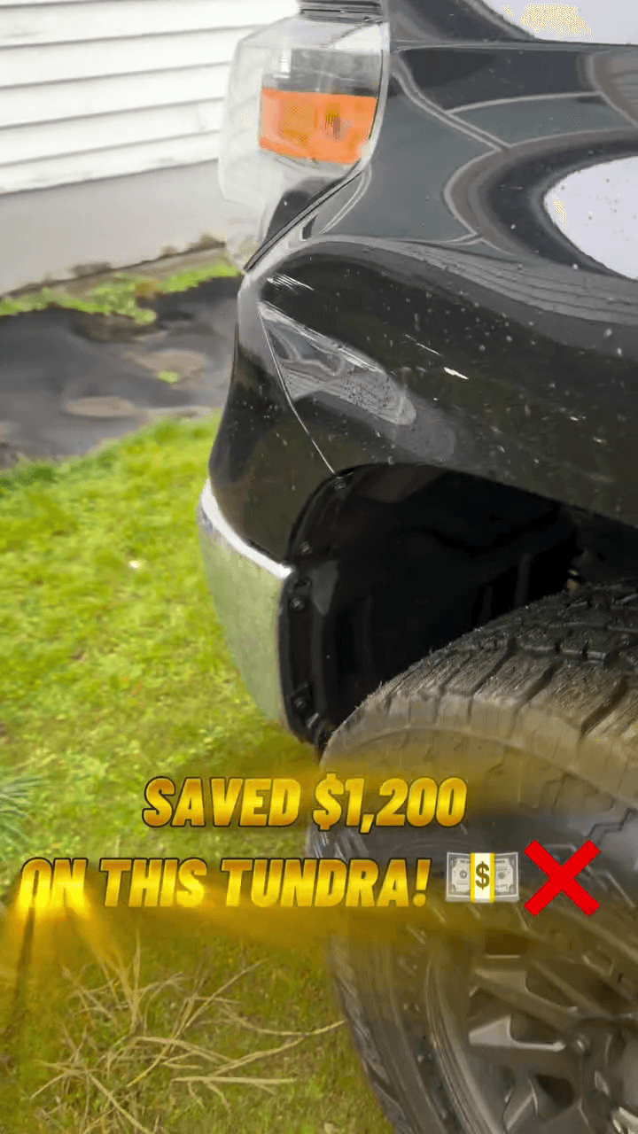 Before Scratch buffing