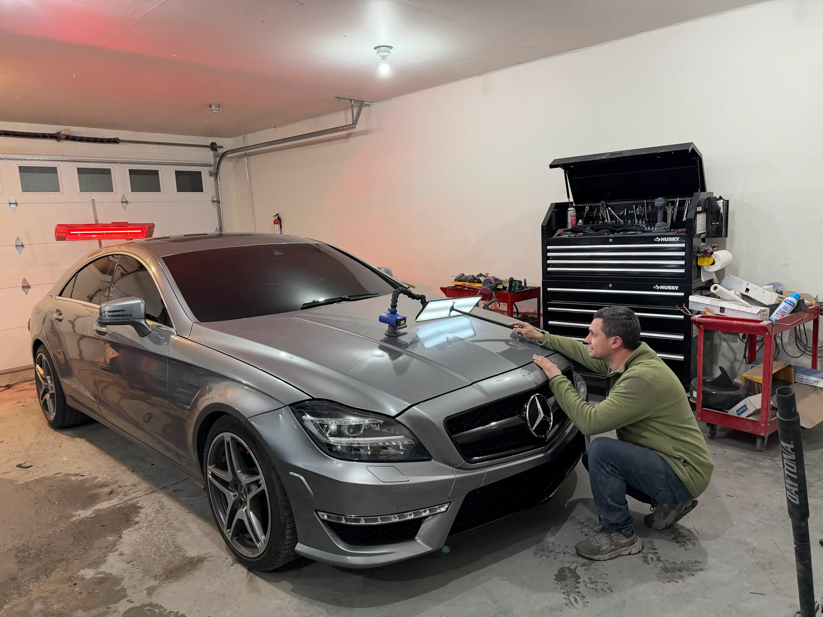 Mercedes scratch removal result from Mariia review