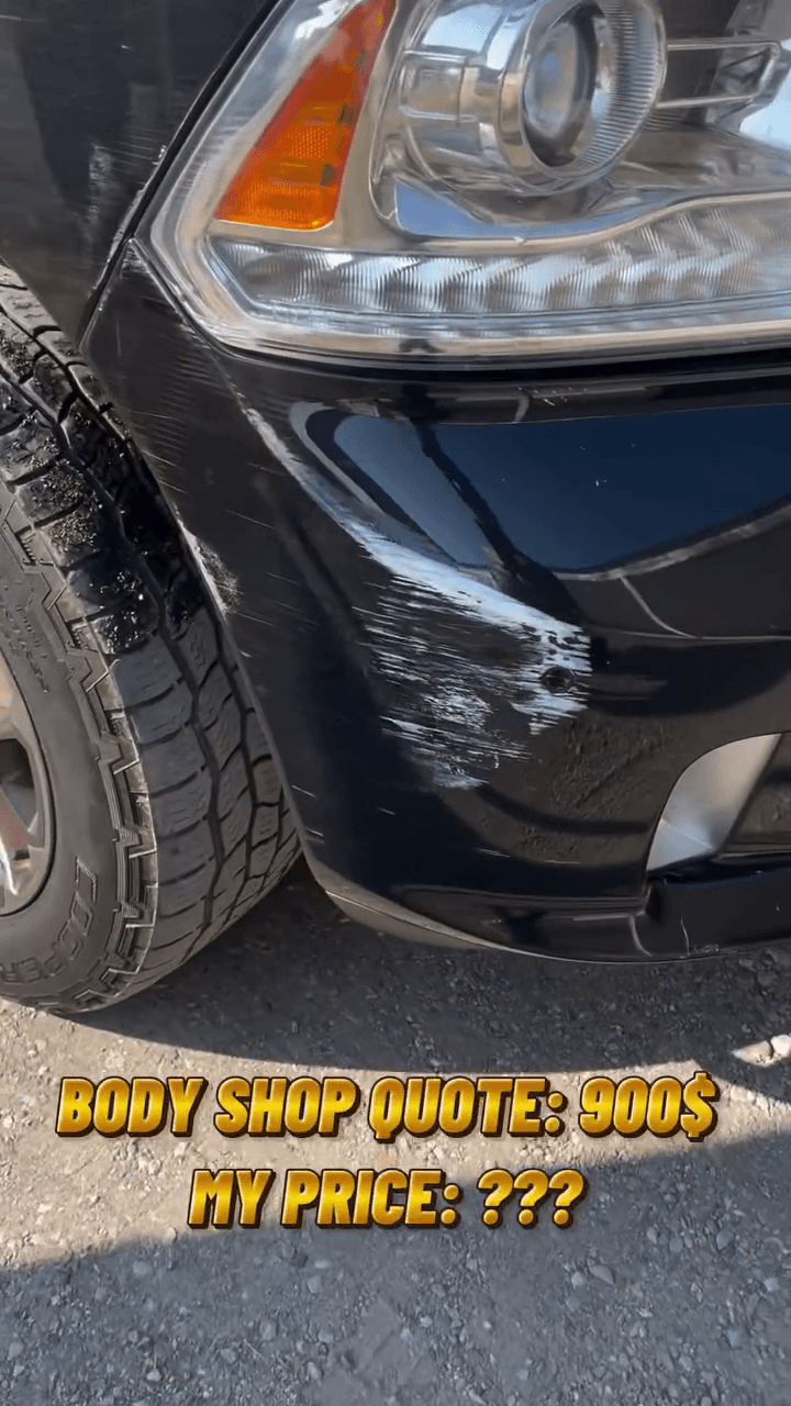 Before Scratch removal